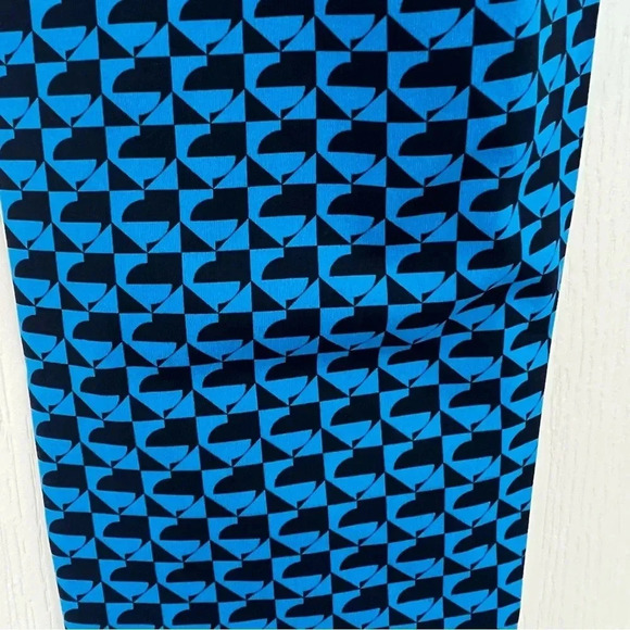 NWT Addison Bay Everyday Legging 7/8 Length Lake Geo Blue White Size Small - Picture 6 of 11